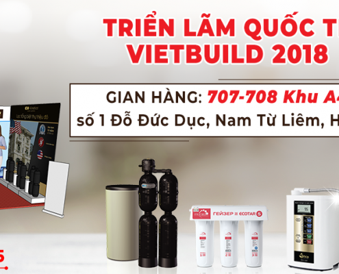 Hội chợ VietBuild lần 2 2018 Minh Anh Water