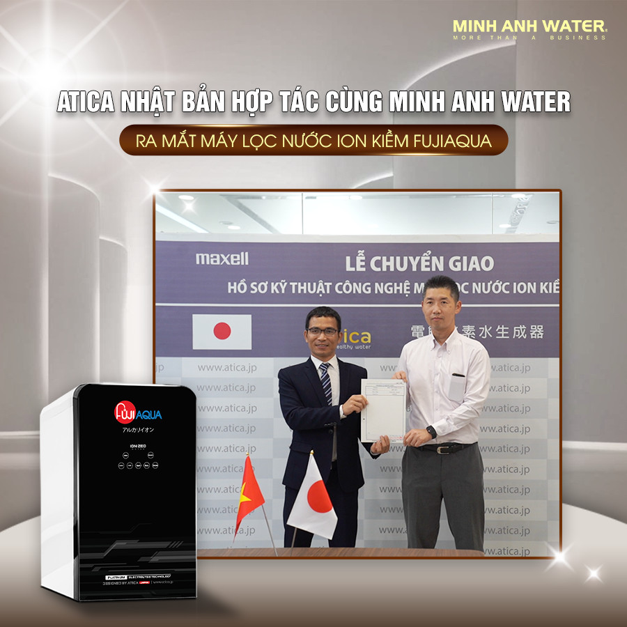 Ra mắt máy lọc nước ion kiềm FujiAqua chuẩn công nghệ Nhật Bản tại Việt Nam