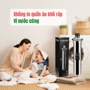 Máy lọc nước tổng Geyser Typhoon bảo vệ quần áo và thiết bị