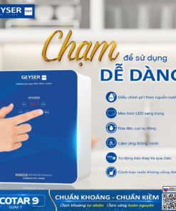 Tính năng thông minh của máy lọc nước Geyser Ecotar 9 Slim T