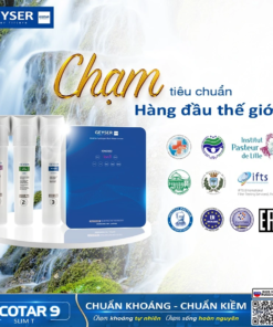 Geyser Ecotar 9 Slim T đạt được các tiêu chuẩn chất lượng quốc tế