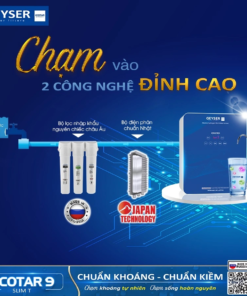 Máy lọc nước ion kiềm Geyser Ecotar 9 Slim T