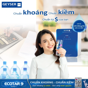 Chi phí lọc nước của Geyser Ecotar 9 Slim T