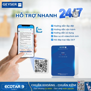 Geyser Việt Nam hỗ trợ qua zalo OA