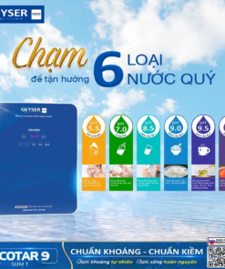 Các chế độ nước của máy lọc nước Geyser Ecotar 9 Slim T