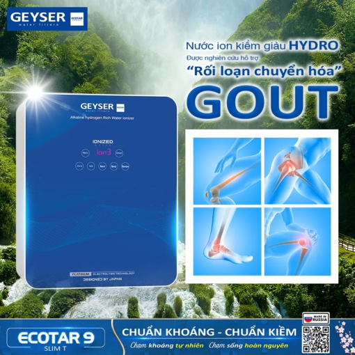 Lợi ích sức khỏe của máy lọc nước Geyser Ecotar 9 Slim T