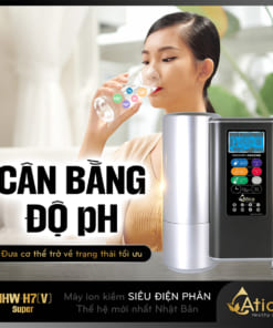 Nước ion kiềm giúp cân bằng độ pH của cơ thể