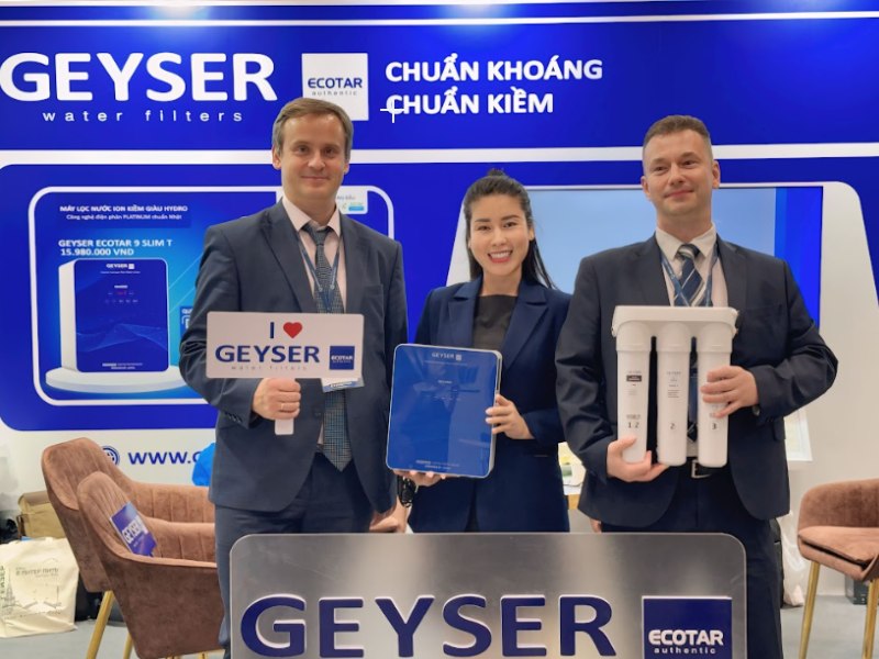 Sự hiện diện của Geyser Liên Bang Nga tại Vietwater 2024