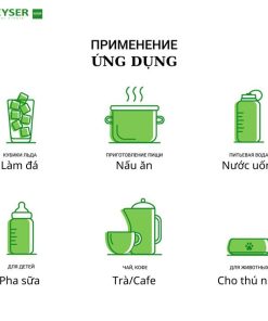 Ứng dụng nước sau lọc của nano Geyser Ecotar 2 Optima