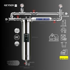 Hệ thống lọc nước tổng đầu nguồn Geyser Ecotar 1F1A