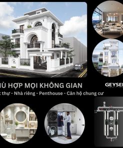 Lọc tổng đầu nguồn Geyser Ecotar 2F phù hợp và linh động lắp đặt mọi không gian