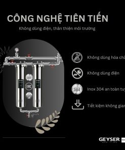 Geyser Ecotar 2F sử dụng công nghệ tiên tiến, thân thiện môi trường