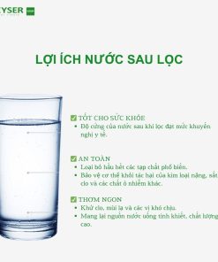 Lọi ích của nước sau khi lọc qua công nghệ vượt trội