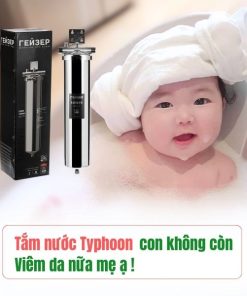 Ứng dụng Geyser Typhoon 20BB đối với gia đình