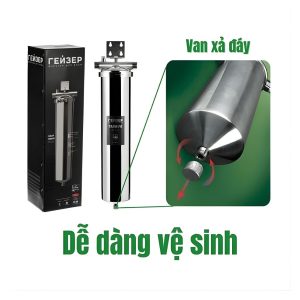 Ưu điểm lọc tổng đầu nguồn Geyser Typhoon 20BB