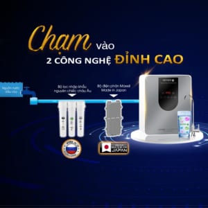 Ecotar 9 Pro được tích hợp 2 công nghệ hàng đầu tại Châu Âu và Nhật Bản