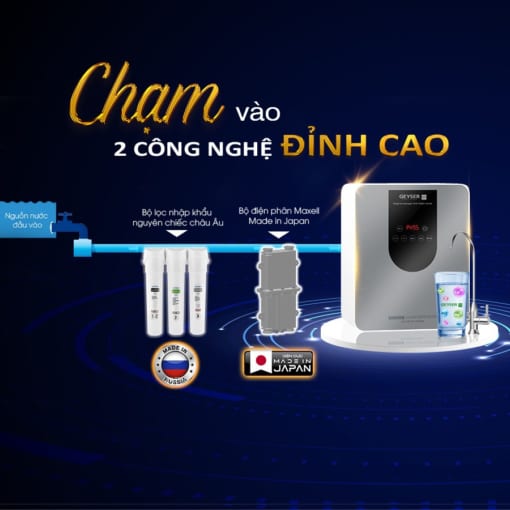 Ecotar 9 Pro được tích hợp 2 công nghệ hàng đầu tại Châu Âu và Nhật Bản