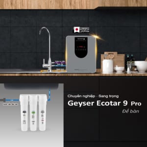 Lắp đặt để bàn thiết bị lọc nước Ecotar 9 Pro