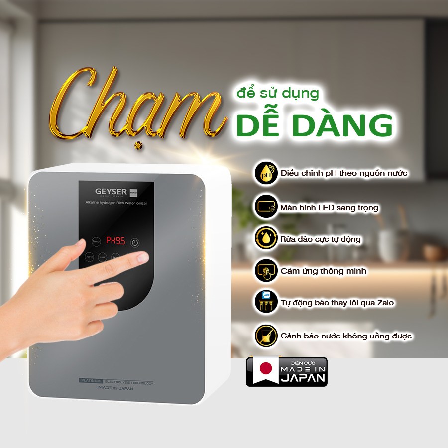 Cảm ứng một chạm siêu nhạy giúp nâng tầm trải nghiệm