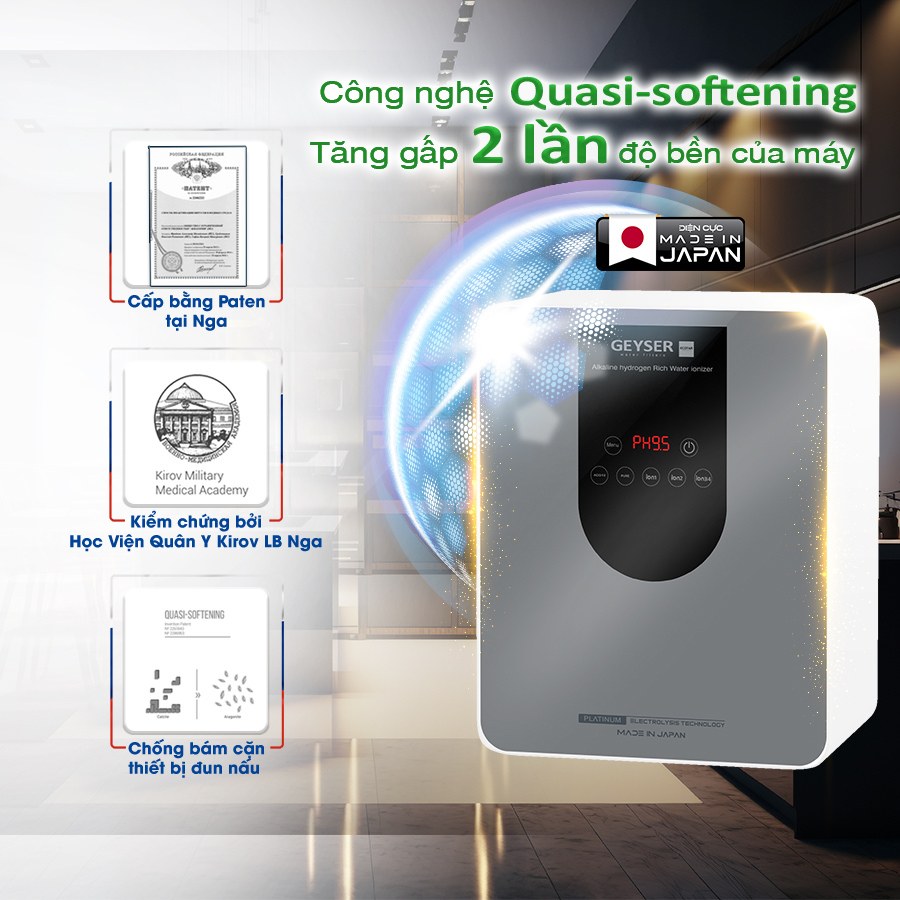 Quasi-Softening giúp Ecotar 9 Pro tăng gấp 2 lần độ bền máy
