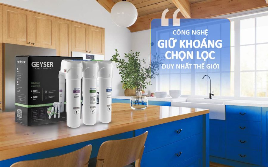 Công nghệ Quasi-Softening giữ khoáng tự nhiên có trong nước