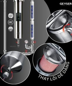 Với Geyser Ecotar 1F2A bạn dễ dàng tự thay lọc tại nhà