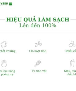 Hiệu quả làm sạch vượt trội của Geyser Ecotar 3 Optima