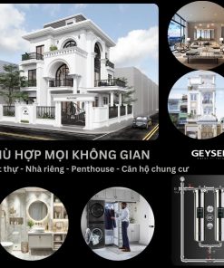 Hệ thống lọc nước tổng đầu nguồn làm mềm nước Geyser Ecotar 2F1A