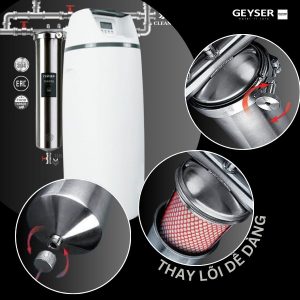 Lọc nước tổng đầu nguồn làm mềm nước Geyser Ecotar 1F20S có những ưu điểm vượt trội