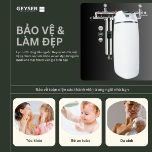 Hệ thống lọc nước tổng đầu nguồn làm mềm nước Geyser Ecotar 1F20S