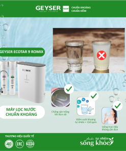 Máy Lọc Nước Chuẩn Khoáng Geyser Ecotar 9 ROMIX