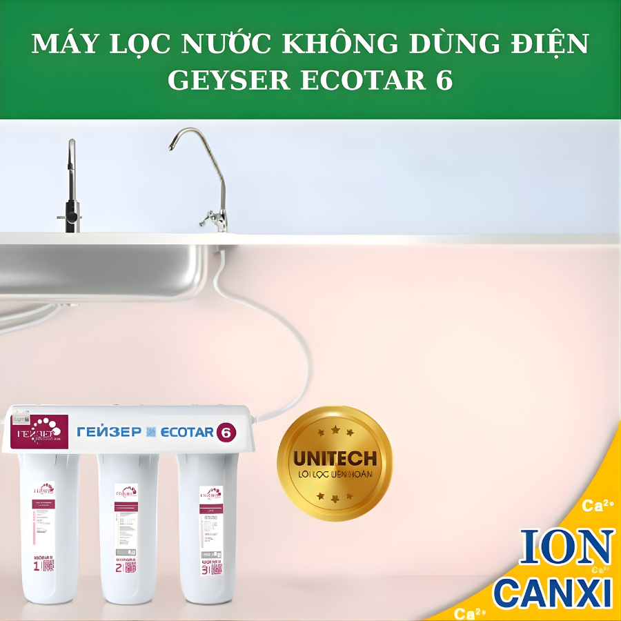 Máy lọc nước không dùng điện Geyser Ecotar 6