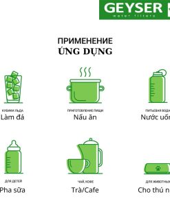 Ứng dụng của máy lọc nước Geyser Ecotar 3 Optima
