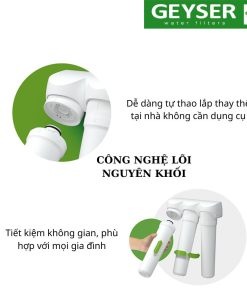 Ưu thế bộ lõi lọc nguyên khối Unitech Geyser Ecotar 9 ROMIX