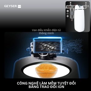 Lọc tổng Geyser Ecotar 1F10S với công nghệ làm mềm nước bằng cation