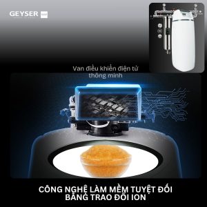 Lọc tổng đầu nguồn Geyser Ecotar 1F20S công nghệ làm mềm nước bằng cation